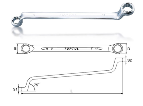 co le 2 dau vong 75 do toptul aaai2732 27x32mm 201