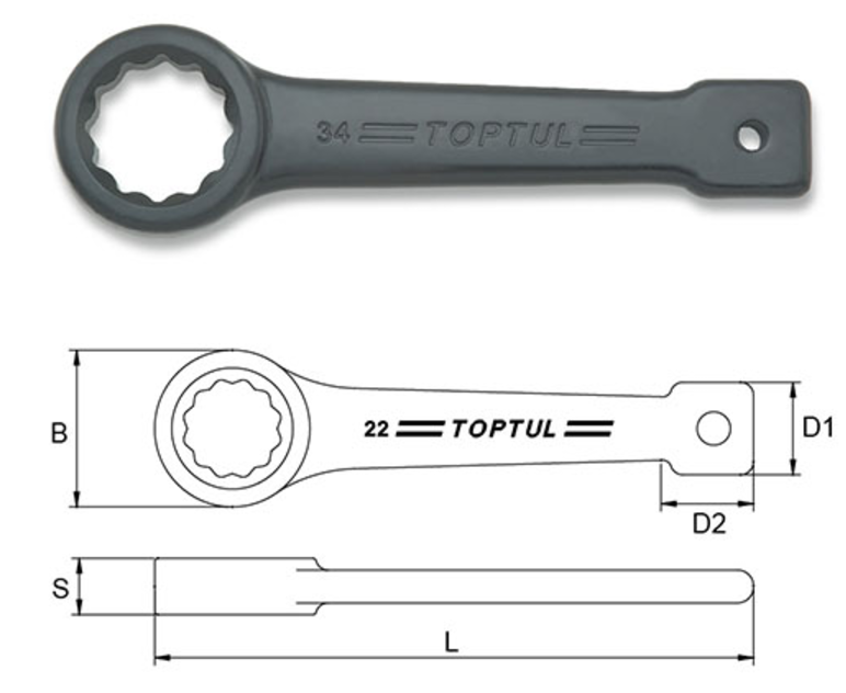 co le vong dong da u vuong toptul aaara0a0 100mm