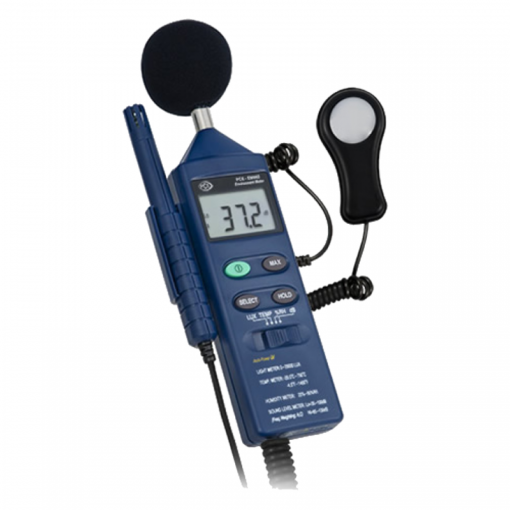 Máy đo ánh sáng,độ ồn, độ ẩm, nhiệt độ PCE EM 882