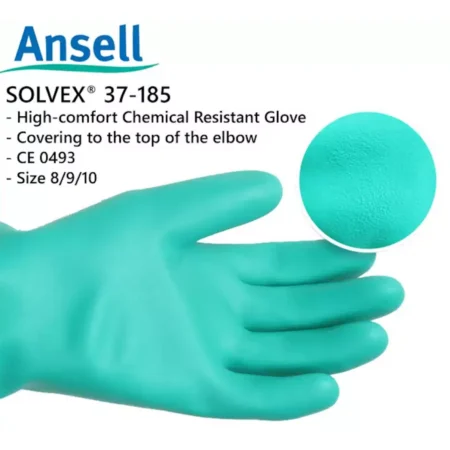 Găng tay chống hóa chất Ansell AlphaTec Solvex 37-185