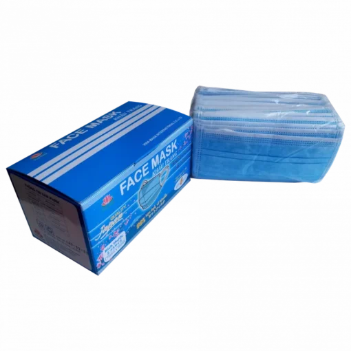 Khẩu trang y tế 3 lớp Vinamask xanh 50 hộp (hộp 55 cái)