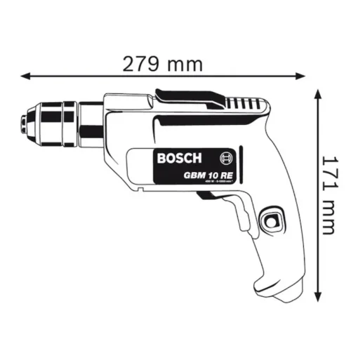 Máy khoan sắt Bosch GBM 10RE