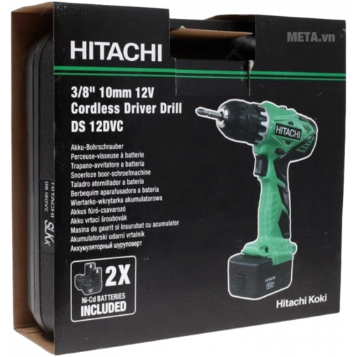 Máy khoan vặn vít dùng pin Hitachi DS12DVC