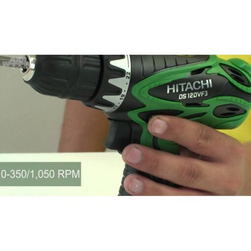 Máy khoan vặn vít dùng pin Hitachi DS12DVF3