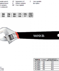 Mỏ lết hệ mét Yato YT-21652